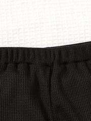 Boys Casual Cargo Pants Elastic Waist Jogger Pants With Pocket