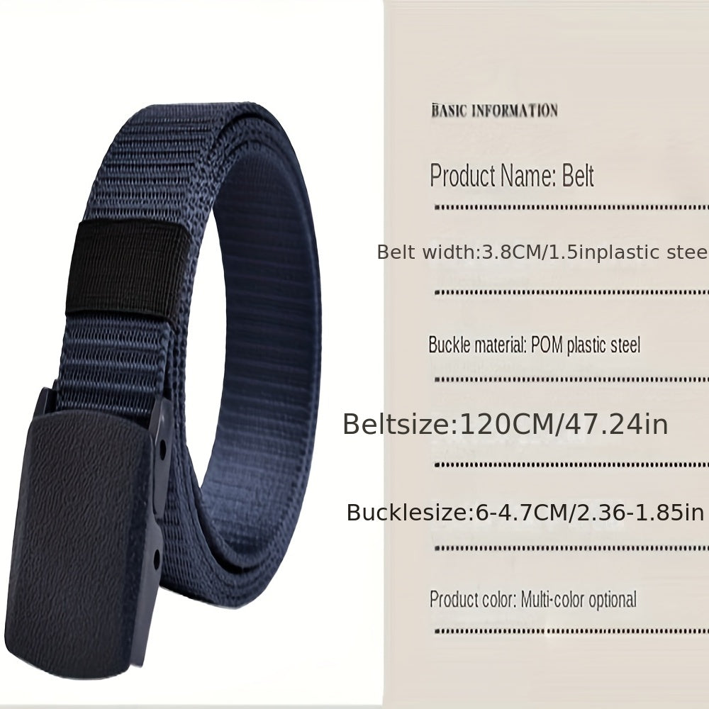 Men's Adjustable Tactical Belt With Buckle