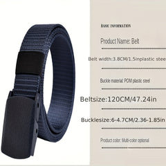 Men's Adjustable Tactical Belt With Buckle