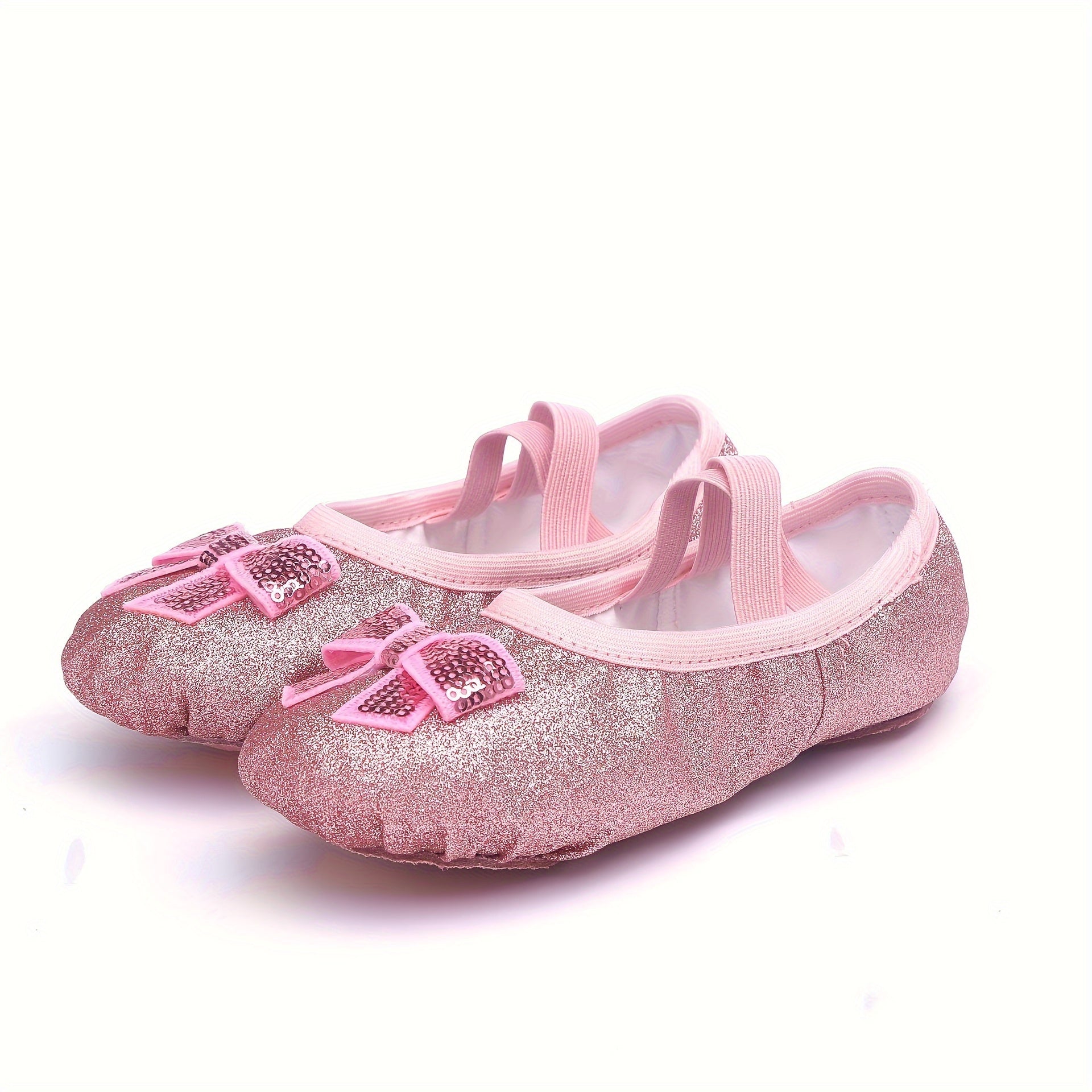 Rainbow Slip On Ballet Shoes For Girls Soft Sole Dancing Shoes