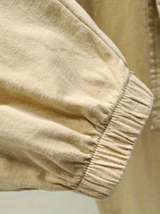 Girls Casual Cargo Pants With Pockets Solid Stretch Pants