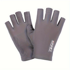 Breathable Half Finger Driving Fishing Riding Gloves