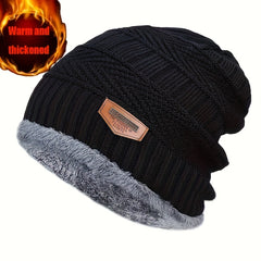 Winter Knitted Hat with Ear Protection for Outdoor Activities