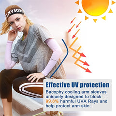 Sunscreen Proof Arm Sleeves for Outdoor Activities