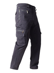 Men's Cargo Pants Spring/Autumn Casual Loose Straight Fit Multiple Pockets