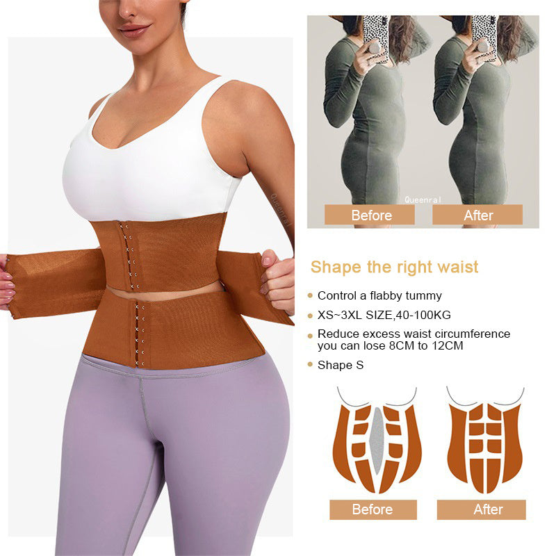 Women's Waist Trainer Body Shapewear Tummy Slimming Sheath