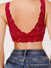 Lace Wireless Bra Comfy & Breathable Women's Intimates