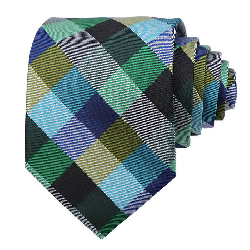Plaid Poly Necktie