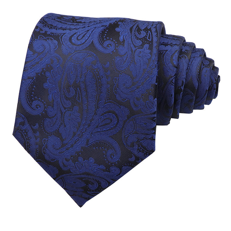 Jacquard Woven Paisley Polyester Necktie
