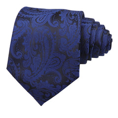 Jacquard Woven Paisley Polyester Necktie