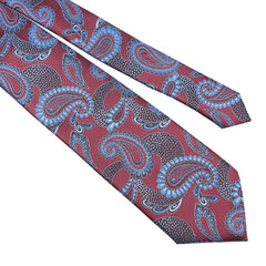Jacquard Woven Paisley Polyester Necktie
