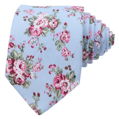 Flower Cotton Ties for Stylish Look