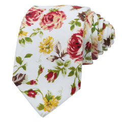 Flower Cotton Ties for Stylish Look