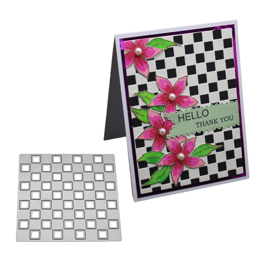 Square Grid Frames Metal Cutting Dies Stencil Scrapbooking
