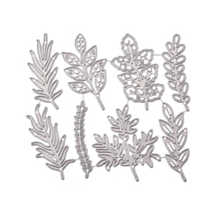 8pcs Leaf Carbon Steel Metal Cutting Dies Scrapbooking Craft