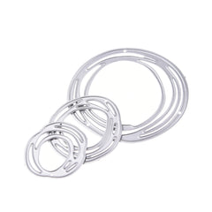 3pcs Round Circle Metal Cutting Dies Stencil