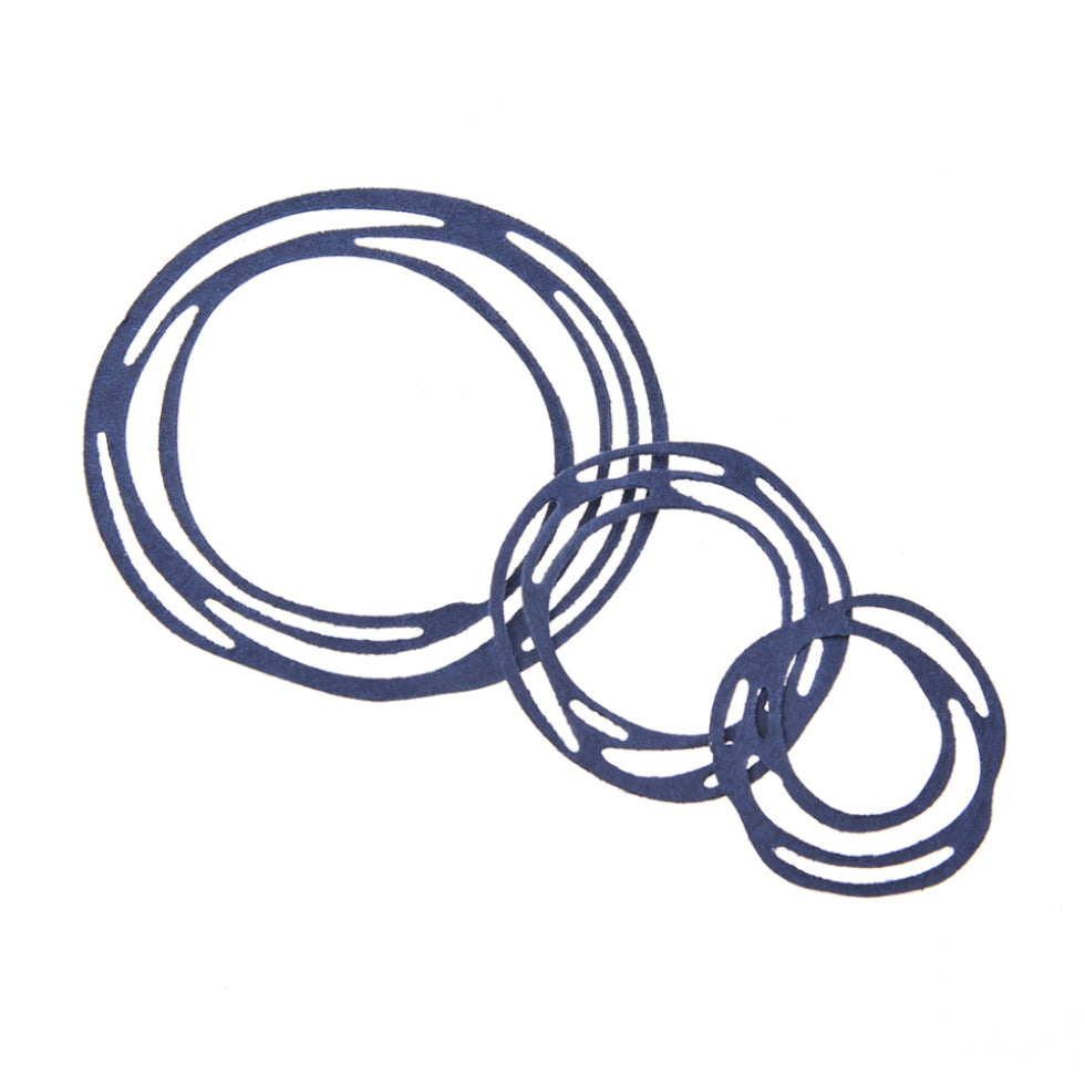3pcs Round Circle Metal Cutting Dies Stencil