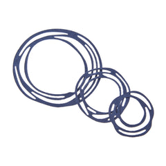3pcs Round Circle Metal Cutting Dies Stencil