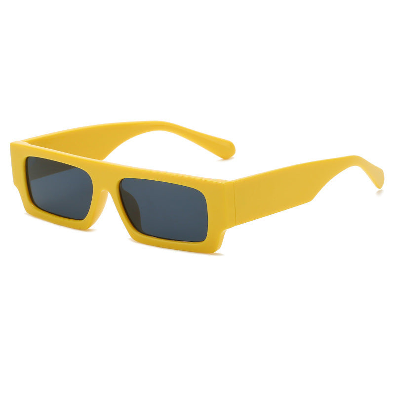 Square Street Sunglasses Black Frame
