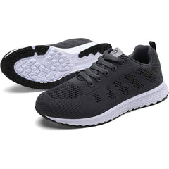 Men's Breathable Lace Up Running Shoes