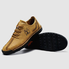 FLYLAND Men's Leather Loafer Chukka Boots
