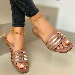 Women's Comfort Flat Slippers Summer Slide Sandals