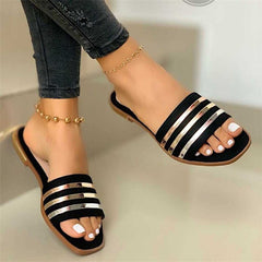 Women's Comfort Flat Slippers Summer Slide Sandals