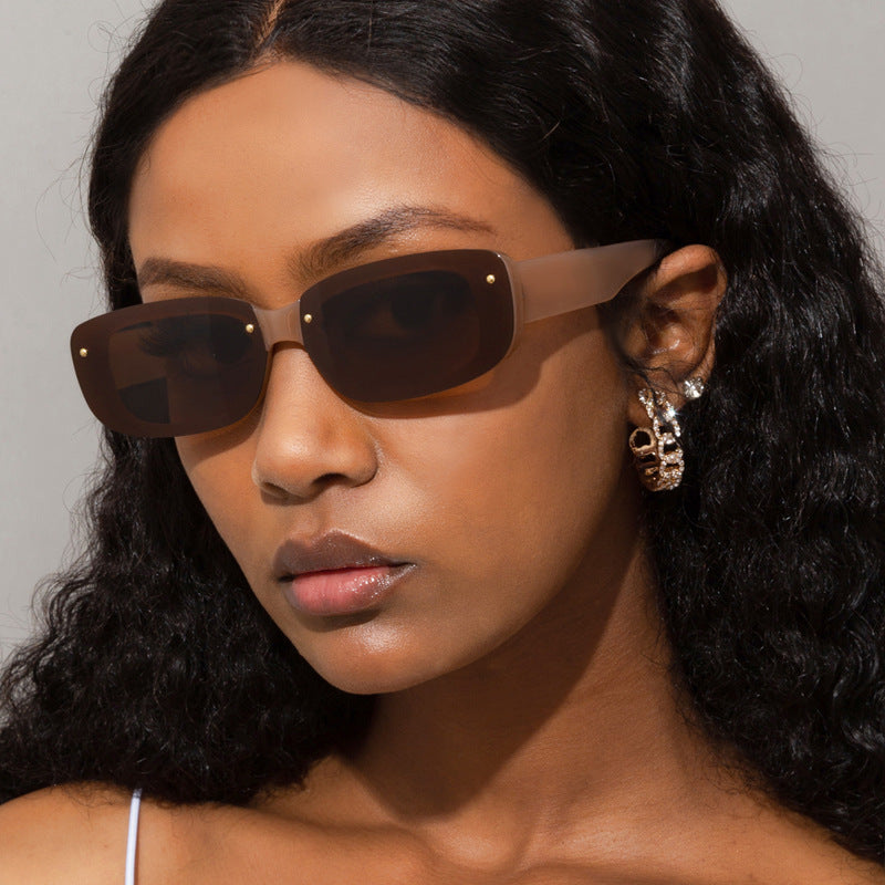 Vintage Small Square Sunglasses UV Protection