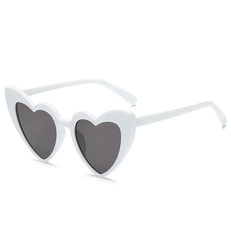Love Ladies Heart Large Frame Sunglasses