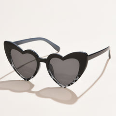 Love Ladies Heart Large Frame Sunglasses