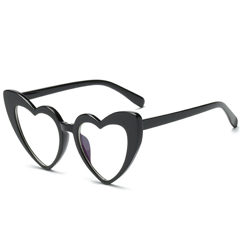 Love Ladies Heart Large Frame Sunglasses