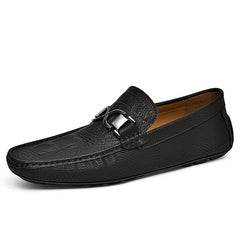 Men's Slip On Bit Loafer Shoes Casual Anti Skid Rubber Sole