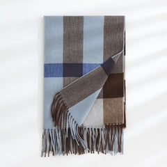 Thickened Warm Cashmere Scarf for Winter