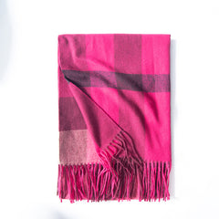 Thickened Warm Cashmere Scarf for Winter