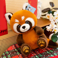 JACKCAT Video Game Raccoon Plush Soft Stuffed Animal Brown