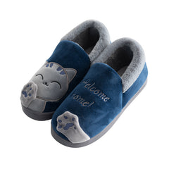 Men's Cat Fuzzy Indoor Slippers