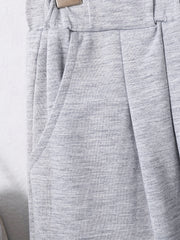 Girls' Wide Leg Plain Pants Trousers for Street Outfits