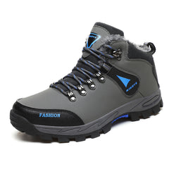 Men's Waterproof Snow Boots Non Slip Fleece Shoes