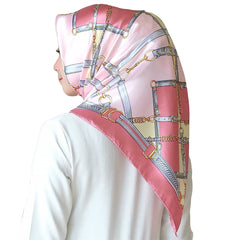 Silk Square Scarf Turban Sun Protection Shawl Neck Wrist Scarf