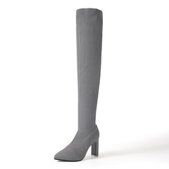 Women's High Heel Over The Knee Socks Boots