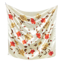 Silk Square Scarf Breathable Turban Ladies Accessories Sun Protection Shawl