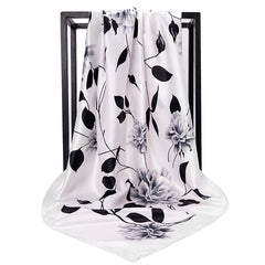 Silk Square Scarf Breathable Turban Ladies Accessories Sun Protection Shawl