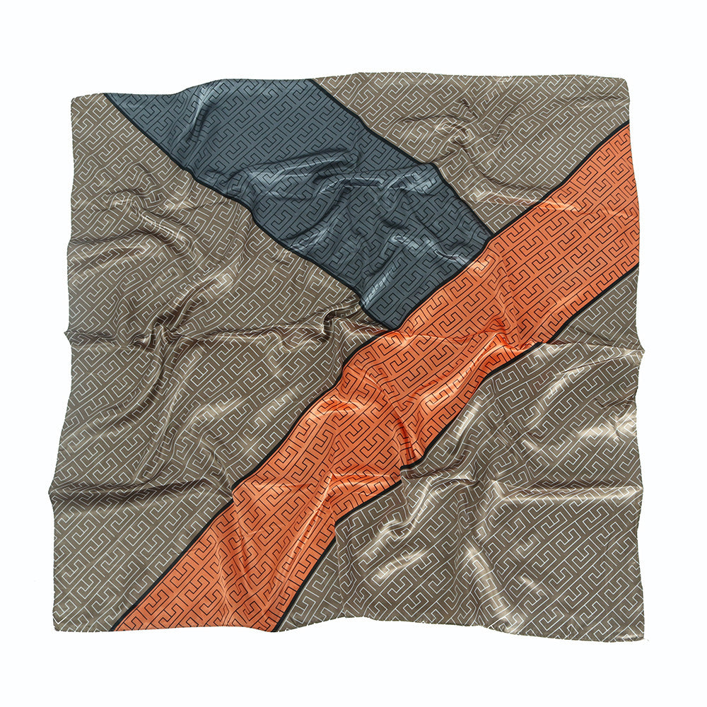 Silk Square Scarf Turban Sun Protection Shawl Neck Wrist Scarf