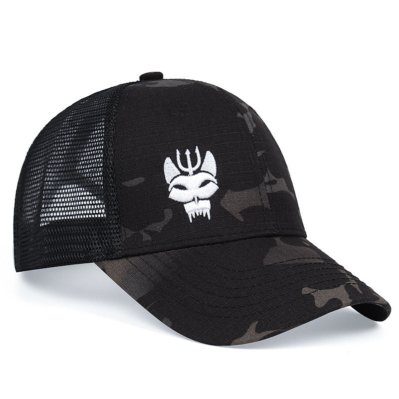 Cartoon Embroidery Baseball Cap Seal Team Cotton Sports Hat