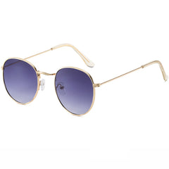 Vintage Oversized Round Sunglasses Women Sun Protection