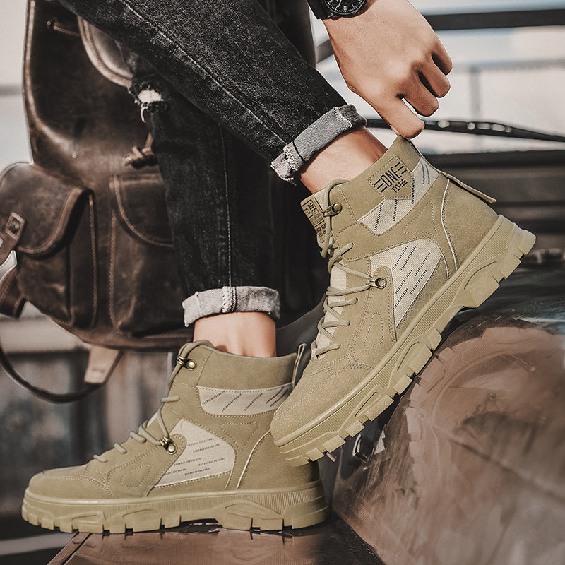 Men's Lace-up British Style Winter Boots