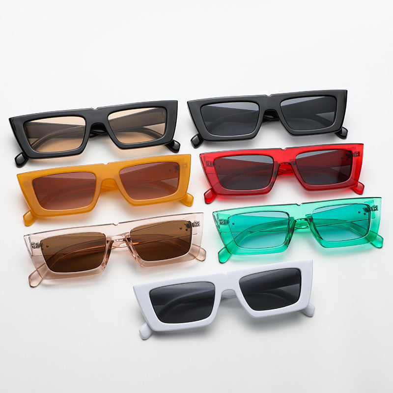Small Oval Frame Sunglasses for Women