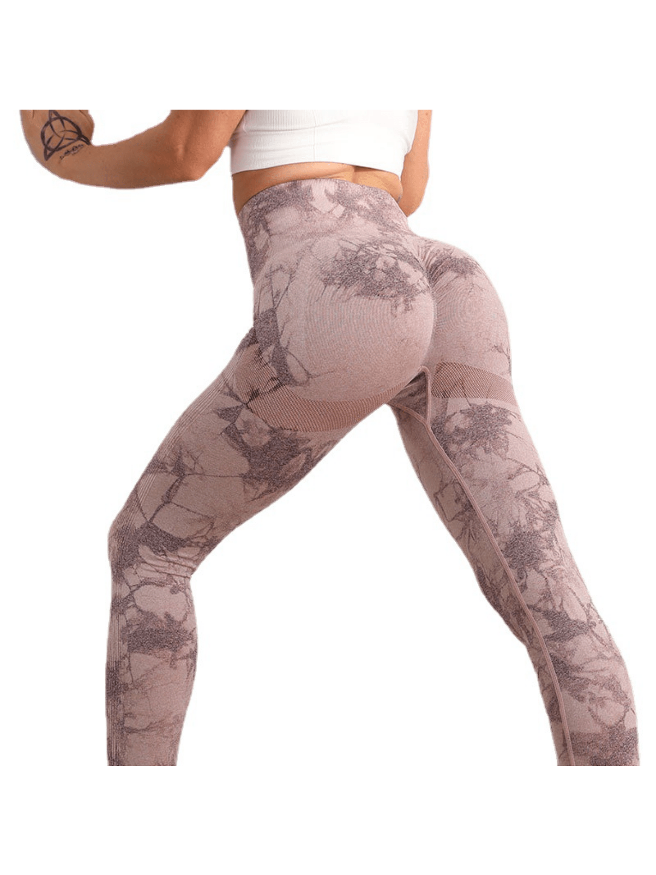 High Waist Tie Dye Yoga Leggings Stretchy Fitness Pants