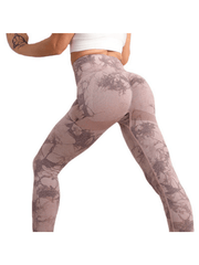 High Waist Tie Dye Yoga Leggings Stretchy Fitness Pants