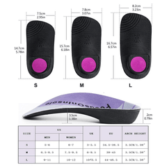 Arch Support Insoles for Plantar Fasciitis Relief Work Boots